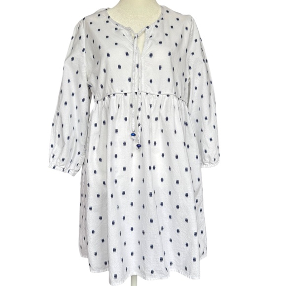 tyler boe Courtney Clip Dot A Line Mini Dress Sz S - Picture 4 of 9